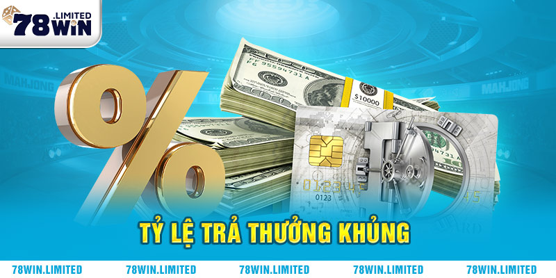 Tỷ lệ trả thưởng khi chơi xổ số trực tuyến là siêu khủng